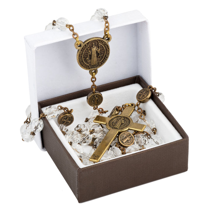 St. Benedict Crystal Rosary